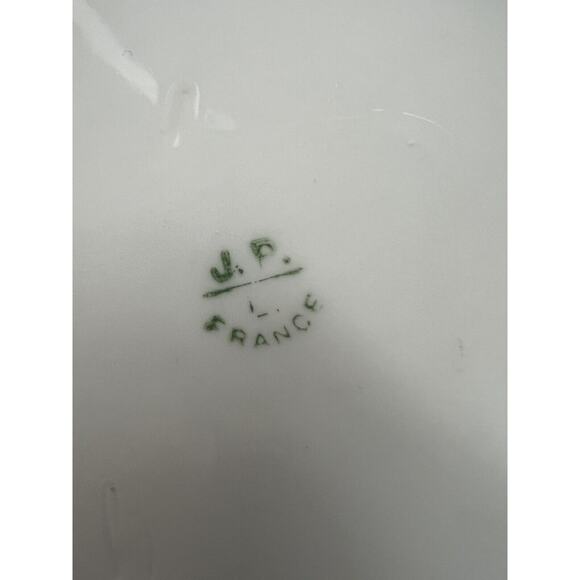 Antique Jean Pouyat Limoges Chocolate Pot Floral With Gold Gilt - Picture 15 of 15